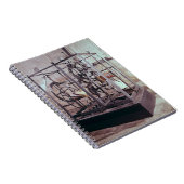 ソールズベリーカリフォルニアのタワーのためになされるカテドラルの時計 ノートブック (右側)