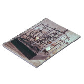 ソールズベリーカリフォルニアのタワーのためになされるカテドラルの時計 ノートブック (左側)