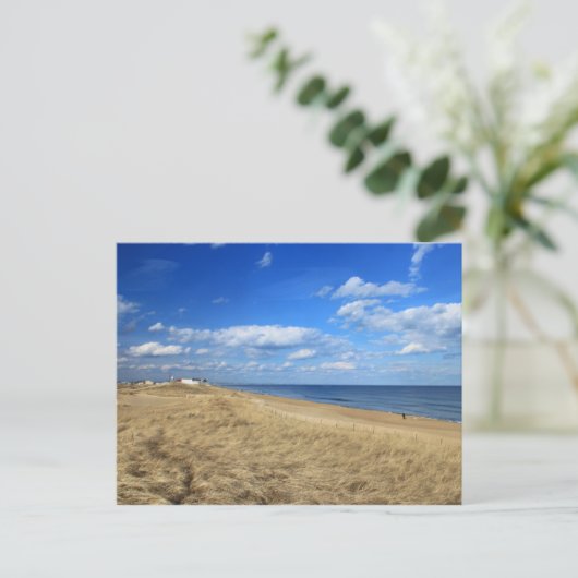 ソールズベリービーチクワイエットウィンターデー ポストカード (スタンド正面)