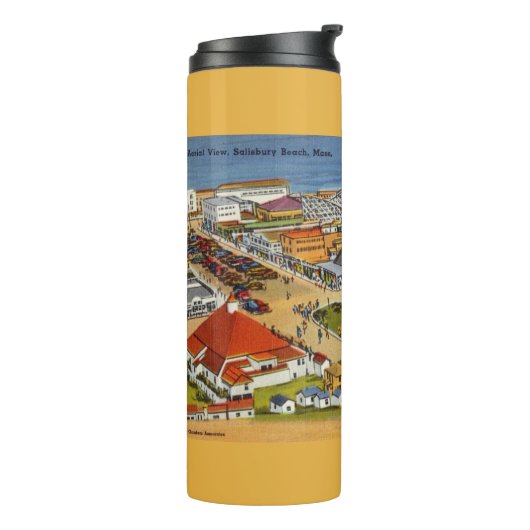 ソールズベリービーチヴィンテージ葉書 タンブラー (回転左)