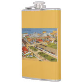 ソールズベリービーチヴィンテージ葉書 フラスク (左)