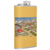 ソールズベリービーチヴィンテージ葉書 フラスク (右)