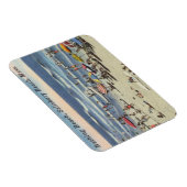 ソールズベリービーチ, MA -ヴィンテージ海 マグネット (右側)