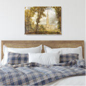 ソールズベリー大聖堂の眺め（by John巡査） キャンバスプリント (インサイチュ (寝室))