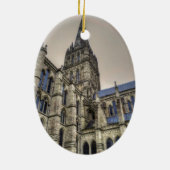 ソールズベリー大聖堂&スパイア・ウィルトシャー・イングランド セラミックオーナメント (裏面)