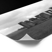 ソールズベリー平野ストーンヘンジ ポスター (角)