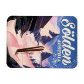 ソールデンオーストリアヴィンテージスキーポスター マグネット (横)