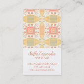 ソールベットジオメトリタイルパターン 名刺 (裏面)