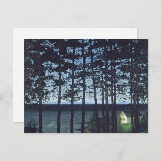 ソールベルグフィッシャーマンズコテージランドスケー絵画ズ ポストカード (正面/裏面)