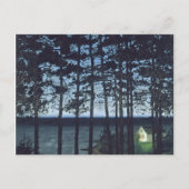 ソールベルグフィッシャーマンズコテージランドスケー絵画ズ ポストカード (正面)