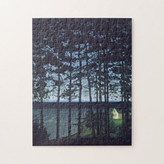 ソールベルグフィッシャーマンズコテージ絵画ランドスケープズ ジグソーパズル (縦)