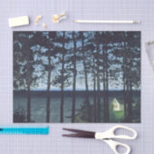 ソールベルグフィッシャーマンズコテージ絵画ランドスケープズ 薄葉紙 (クラフト)