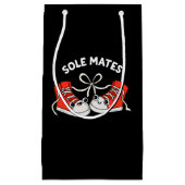 ソールメイトおもしろいシューズパンダークBG スモールペーパーバッグ (正面)