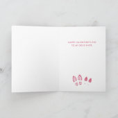 ソールメイト靴バレンタインデーのグリーティングカード カード (内部)