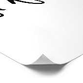 ソールメ中国のイトの記号 ポスター (角)