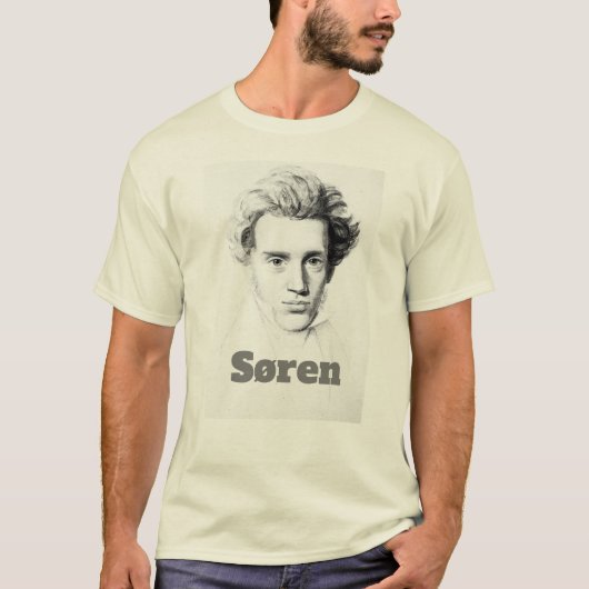 ソーレン・キールケガード Tシャツ (正面)