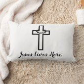 ソーンクロスイエズス、ここにスローを生きる ランバークッション (ブランケット)