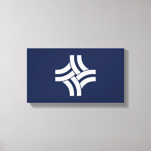 ソーントン市旗（コロラド） キャンバスプリント (正面)