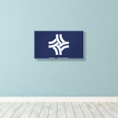 ソーントン市旗（コロラド） キャンバスプリント (インサイチュ (ウッドフロア))