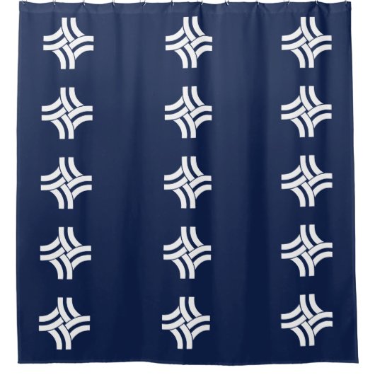 ソーントン市旗（コロラド） シャワーカーテン (正面)