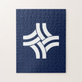 ソーントン市旗(コロラド) ジグソーパズル (縦)