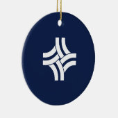 ソーントン市旗（コロラド） セラミックオーナメント (右)