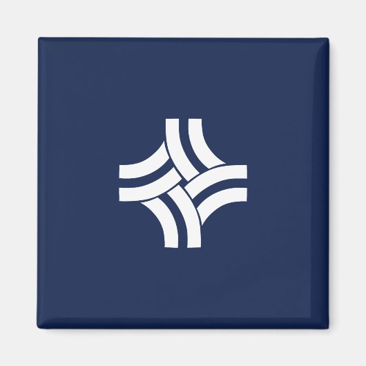 ソーントン市旗（コロラド） マグネット (正面)