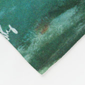 ソーントン・ウッツの行列の中の魚の群れ フリースブランケット (角)