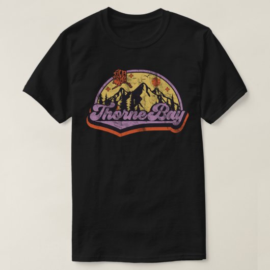 ソーン・ベイ (アラスカ州) Tシャツ (デザイン正面)
