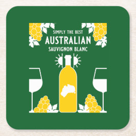 ソーヴィニヨンブランワインドリンカー スクエアペーパーコースター