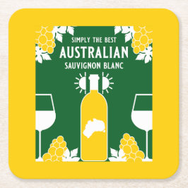 ソーヴィニヨンブランワインドリンカー スクエアペーパーコースター