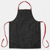 ソーヴ白黒プリントオンシェフズエプロン エプロン (正面)