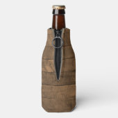 ソー素晴らしスバーンウッドパーソナライズされた ボトルクーラー (ボトル裏面)