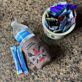 ソー素晴らしスバーンウッドパーソナライズされた 缶クーラー