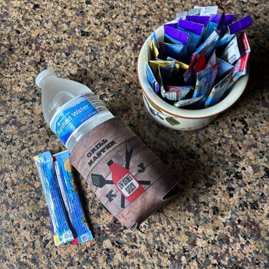 ソー素晴らしスバーンウッドパーソナライズされた 缶クーラー