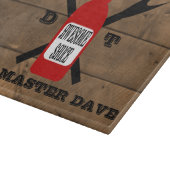 ソー素晴らしスバーンウッドルックパーソナライズされた カッティングボード (角)