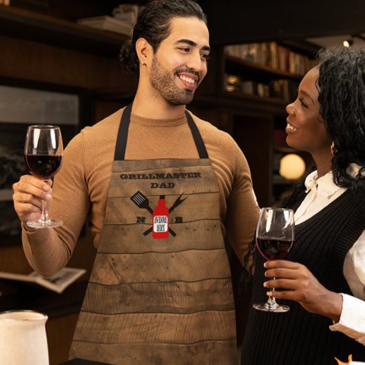 ソー素晴らしスパーソナライズされたバーンウッド エプロン