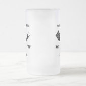 ソー素晴らしスパーソナライズされた フロストグラスビールジョッキ (中央)