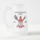 ソー素晴らしスパーソナライズされた フロストグラスビールジョッキ (左)