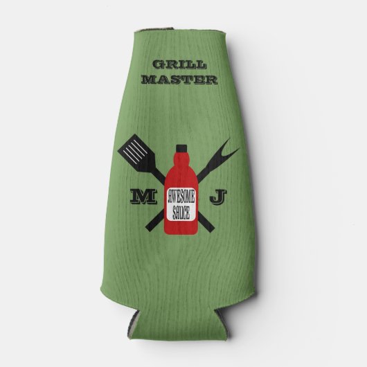 ソー素晴らしスパーソナライズされた ボトルクーラー (正面)