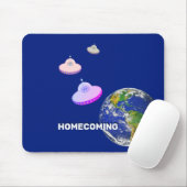 ソー飛んでいるスとテキスト マウスパッド (マウス)