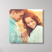 ソー イン ラブ パーソナライズ フォト クロスキャンバス キャンバスプリント (正面)