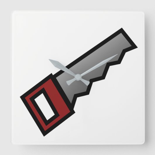 ソー スクエア壁時計 (正面)