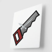 ソー スクエア壁時計 (傾斜)