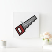 ソー スクエア壁時計 (ホーム)