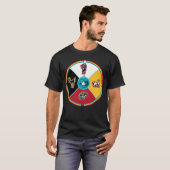 ソー・セント・マリー・チペワ・インディアン部族の旗 Tシャツ (正面フル)