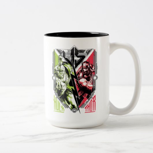 ソー:ラグナロク| Hulk VS Thorデュアルグラフィック ツートーンマグカップ (右)