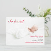 ソー ラブド 誕生のお知らせ 案内状 (スタンド正面)