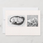 ソー・ラブド 誕生発表 案内状 (裏面)