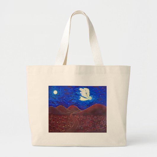 ソ気にウルエンジェルトテバッグ ラージトートバッグ (正面)